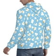 thumbnail image 6 of Wukai Blue Popcorn Print Men Hoodies Fleece Sweatshirts Long Sleeve Sweaters Pullover Fall Outfits Winter Clothes-XX-Large, 6 of 7
