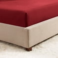 thumbnail image 6 of 18" - 21" Extra Deep Pocket Fitted Sheet Elastic Corner Straps Fitted Sheets, 6 of 16