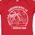 thumbnail image 4 of Inktastic Summer Vacation Mode Coronado Beach California Boys or Girls Baby Bodysuit, 4 of 5
