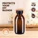 thumbnail image 5 of Botella de vidrio Elumeiro Amber Boston de 120 ml con tapa, paquete de 12, 5 of 7