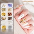 thumbnail image 3 of 6 Boxes Nail Art Rhinestone Kit Decorative Assorted 3D Nail Art Decoration, 3 of 7