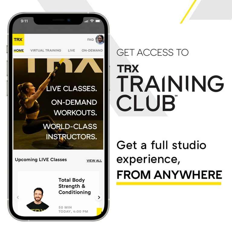 TRX All-in-One Suspension Training System: Weight Training, Cardio, Cross  Training, Resistance Training. Full Body Workouts for Home, Travel, and