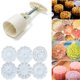 thumbnail image 1 of Juego de 6 moldes para tartas de luna hechos a mano con sellos de postre con temática lunar para decoraciones creativas de tartas y pasteles navideños, 1 of 8