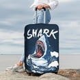 thumbnail image 4 of Uemuo Shark Printed Washable Luggage Cover - Fashion Suitcase Protector Fits 18-32 Inch Luggage -Large, 4 of 9