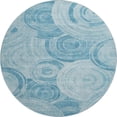 thumbnail image 2 of Addison Rugs Mayfield Premium Machine Washable Transitional Geometric Denim Round Rug, 8' x 8', 2 of 6