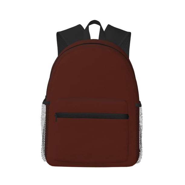 Disketp Brown Mochila Ligera Clásica con Múltiples Bolsillos, Mochila Casual para Hombre y Mujer, Ideal para Escuela, Trabajo y Viajes