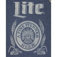 thumbnail image 2 of Miller 24907-Medium Miller Lite Beer Logo Mens Blue Retro Tank Top - Medium, 2 of 2