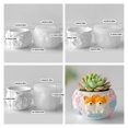 thumbnail image 3 of Pet Animal Embossed Silicone Mold Flexible Craft Tool Crafting Moulds Perfect for Resin Planter Decorative Projects Multicolor, 3 of 5