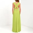 thumbnail image 3 of Nuoqisi Women's Solid Color Versatile Multi-Strap Cross Back Sexy Bandage Long Dress Gown - Adjustable Silhouette with Multiple Styling Options for Formal Events, 3 of 9