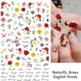 thumbnail image 5 of 10 hojas de pegatinas autoadhesivas para decoración de uñas, diseños de decoración para esmalte de gel., 5 of 5