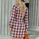 thumbnail image 3 of Vestido De Moda Para Mujer, Vestido Con Lazo En La Cintura, Transpirable, Cómodo, Solapa, Un Solo Pecho, Cinturón Para Citas Para El Trabajo ANGGREK Otros, 3 of 6