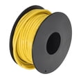 thumbnail image 1 of Uxcell 16AWG Stranded Wire Hookup 10M/33ft Yellow, Electrical Wire UL1007 Spool, 1 of 6