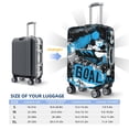 thumbnail image 5 of Goofa Football Time Pattern Luggage Covers For Suitcase,Suitcase Cover Protector Fit 18-32 Inch Luggage-Small, 5 of 9