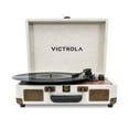 thumbnail image 3 of Victrola Venture Bluetooth Portable Mid-Century Modern Suitcase Record Player with 3-Speed Turntable & Built-in Speakers  | Oak, 3 of 9
