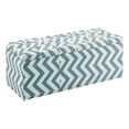 thumbnail image 1 of Furniture of America Laina Contemporary Fabric Storage Bench in Blue, 1 of 5