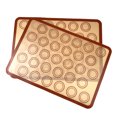 thumbnail image 2 of Amdohai 2Pcs Non-Stick Silicone Macaron Baking Mat Oven Pastry Dessert, 2 of 7