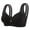 Black, variant on Tbopshirt Bras for Women,Women Bras Plus Size Comfortable Breathable Anti-exhaust Base Solid Non-Steel Ring Non-Magnetic Buckle Beauty Back Underwear