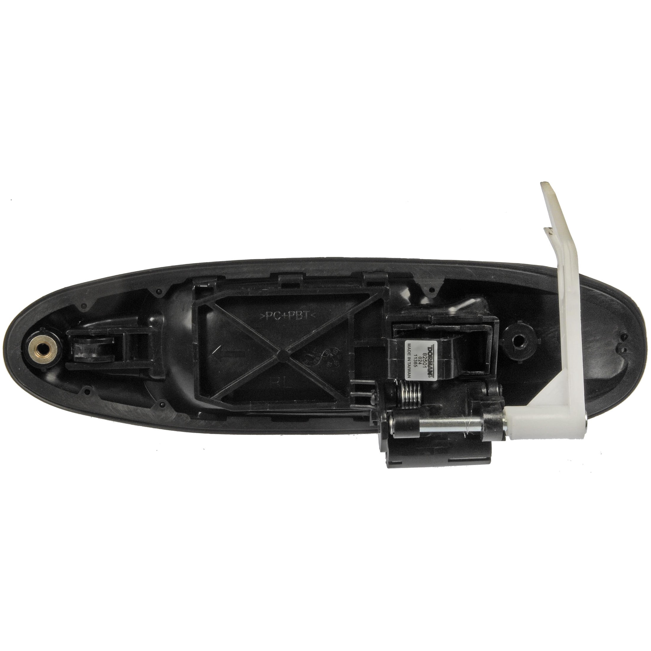 Dorman 82501 Rear Driver Side Exterior Door Handle for Specific Toyota Models, Smooth Black