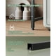 thumbnail image 4 of Soporte extensible para microondas, Organizador de Cocina, Repisas para cocina en Altura ajustable, Estante para Cocina, 3 Niveles con 8 Ganchos, 1 servilletero, 1 cesto para Especias, Negro, 4 of 6