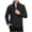 Black, variant on Lightweight Softshell Jackets for Men Waterproof Stand Collar Zip Up Long Sleeve Bomber Jackets with Zip Pockets