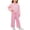 Pink-06, variant on VIPOIN Girls 2 Piece Outfit Set, Butterfly Patch Crewneck Sweatshirt & Wide Leg Jeans, Cute Clothing Set