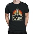 thumbnail image 2 of Officially Licensed Nasa Space Shuttle Retro Art Men's T-shirt, 2 of 3