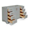thumbnail image 6 of Ariel Taylor 54 In. Single Sink Base Cabinet In Grey, 6 of 8