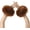 Brown, variant on 1 Pair Faux Fur Wrist Cuffs Fuzzy Cozy Wrist Warmers Cold Weather Warm Fashion Festival Accessories for Women