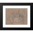 thumbnail image 2 of Wilhelm Trübner 14x11 Black Modern Framed Museum Art Print Titled - Study ‘The Birth’, 2 of 5