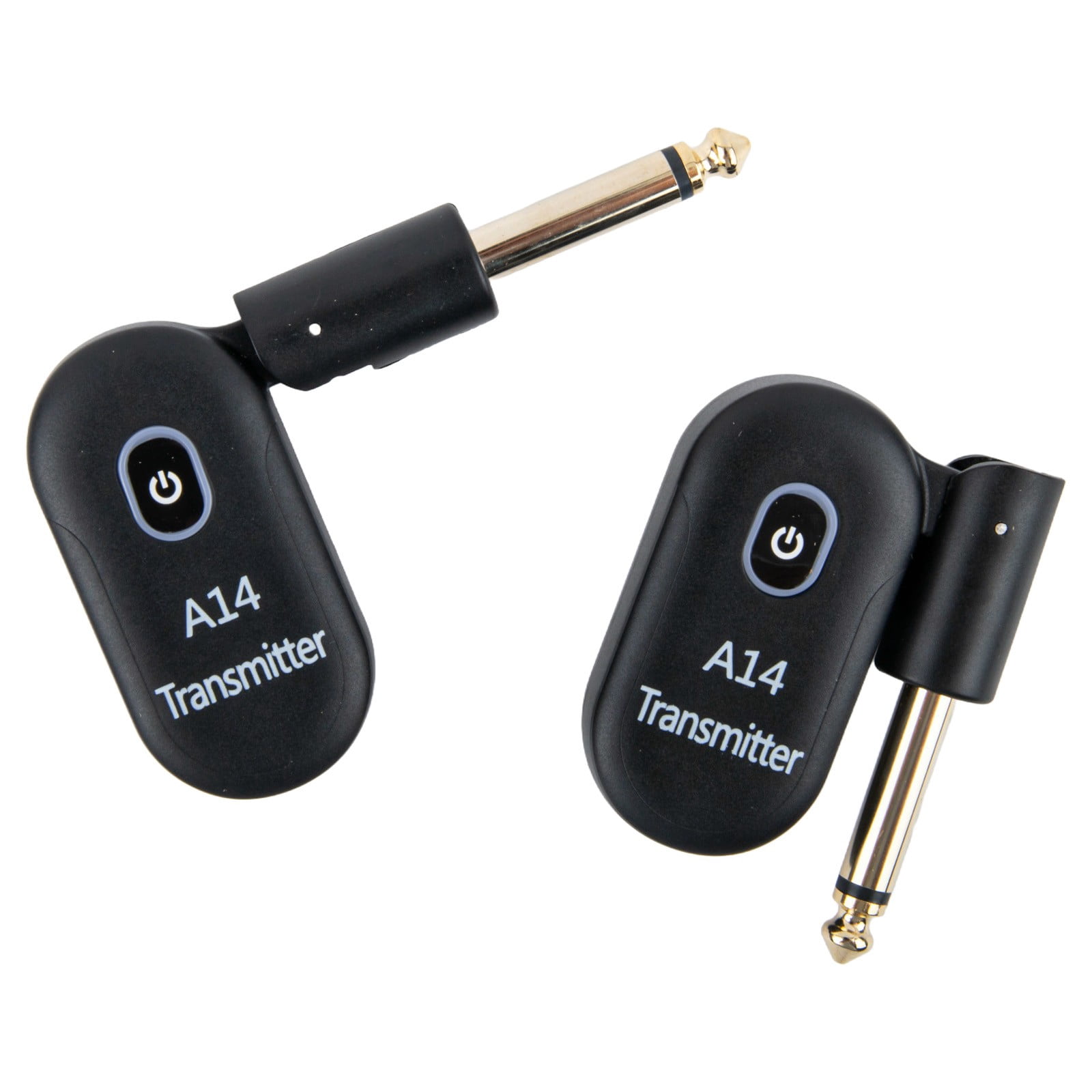 2.4GHz Guitar Wireless System 2 Transmitter 1 Receiver for Electric Guitar Bass
