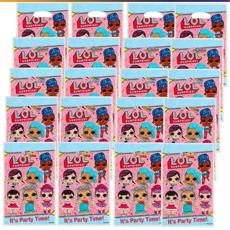 LOL Surprise Goodie Bag Candy Treat Birthday Gift Bags Party Favors Handles Snack Supplies