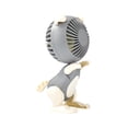 thumbnail image 4 of Ventilador de escritorio para cachorros, 3 velocidades, desmontable, lindo, silencioso, para exteriores, fuerte, ventilador de mesa personal gris BLESIY Ventilador de escritorio giratorio, 4 of 8