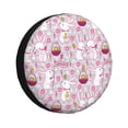 thumbnail image 1 of Lsque Easter Rabbit Pattern Tire Covers - Tough Tire Wheel Protector for Truck, SUV, Trailer, Camper, RV-16 inch, 1 of 6