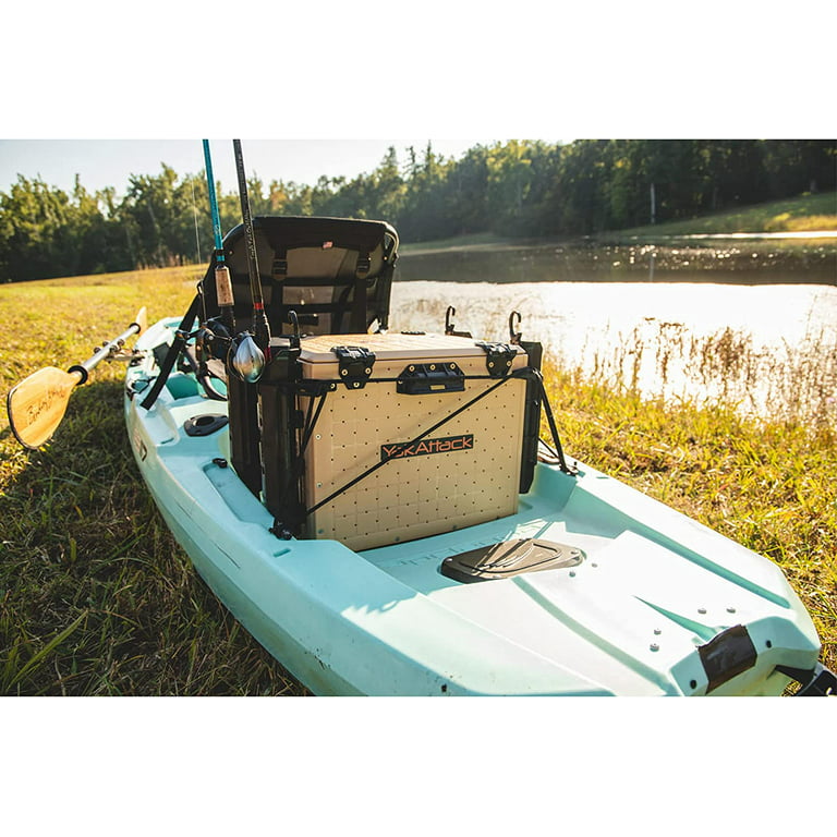 YakAttack BlackPak Pro Kayak Fishing Crate 13x16 - Desert Sand