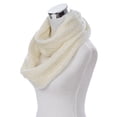 thumbnail image 2 of Premium Winter Glitter Knit Infinity Loop Circle Scarf, 2 of 3