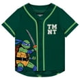 thumbnail image 3 of Teenage Mutant Ninja Turtles Boys Baseball Jersey Shirt and Shorts Clothing Set- Little and Big Boys Sizes 4-20, 3 of 9
