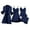 Navy, variant on Robe Set Soft Robe Long Chemise Sleepwear Nightdress Sleepwear Breathable Comfortable Pajama Set Bathrobe Pajama Set nightgown and robe Morning Robe Nightgown for Women Purple S
