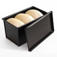 thumbnail image 4 of Bread Baking Mold Toast Bread Non-stick Metal Baking Mould Box with Lid and Air-release Holes, 4 of 10