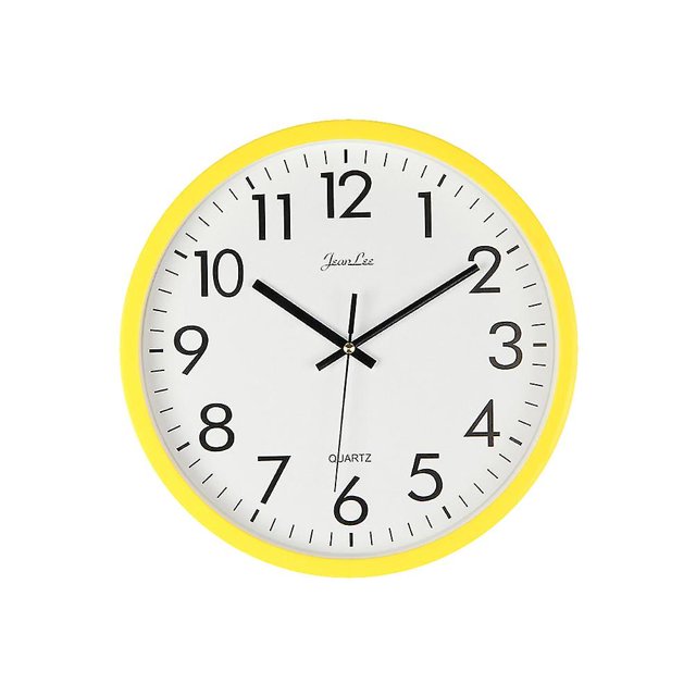 Reloj de pared redondo retro Movimiento de barrido silencioso de cuarzo Hogar Dormitorio Relojes de cocina kaili Sencillez