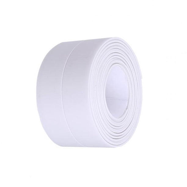 Tiras de sellado PVC Billuyoard autoadhesiva antimoho 3.2m * 3.8cm blanco