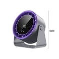 thumbnail image 4 of Table Fans Quiet Wall Mounted Desk Fan Digital Display Rechargeable USB Fan Long Lasting Power Portable Fan For Home Kitchen Travel Camping, 4 of 6