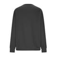 thumbnail image 5 of Oksale Womens Heart Cutout Sweatshirts Loose Long Sleeve Summer Tops Casual Round Neck Spring Going Out Fashion Clothing Dark Gray L, 5 of 9