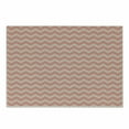 thumbnail image 1 of Peach Cutting Board, Zigzag Chevron Pattern Geometric Soft Colored Retro Vintage Abstract Art, Decorative Tempered Glass Cutting and Serving Board, Small Size, Coral Peach, by Ambesonne, 1 of 1