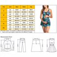 thumbnail image 3 of Women's Maternity Pregnancy Floral Print Two Piece Swimsuits Top Shorts Swimwear Set, 3 of 5