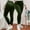 Army Green, variant on Joggers Pants Women Winter Green Velour Velvet Leggings Slim Fit High Waisted Pants for Women L