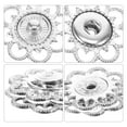 thumbnail image 3 of FESTFENDS 20pcs Durable Sewing Buttons Alloy Press Fasteners for Hats and Sweaters in Silver, 3 of 8