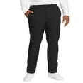 thumbnail image 3 of Eddie Bauer Mens Fleece Lined Pants  Water Resistant, Lightweight Stretch Fabric, Zipper Pockets (Black/30W x 29L), 3 of 7