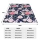 thumbnail image 3 of Balery Rose Flowers Manta de Felpa Suave y Acogedora – Cobija de Franela Aterciopelada para Cama, Lavable y Cálida para Sofá, Mascotas, Transpirable-80"x60", 3 of 7