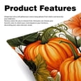 thumbnail image 2 of Thanksgiving Pumpkin Leaves Velvet Throw Pillow Covers with Unique Patterns - Set of 2, 16x16, 18x18, 20x20 Inches or Living Room, Bedroom, and More!, 2 of 6