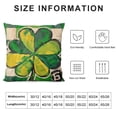 thumbnail image 5 of St.Patrick's Day ,Striped Decorations Holiday Spring Decorative Pillow Case Decor for Sofa Couch, 5 of 5